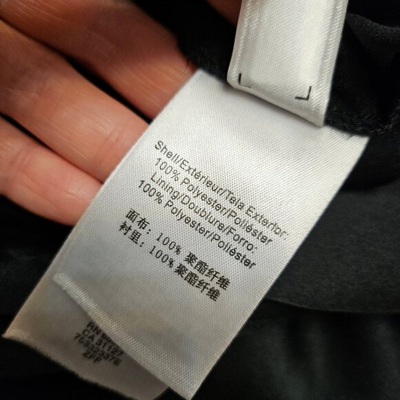 DKNY Women's Black Sheer Peplum Top Size 2 - Picture 7 of 8